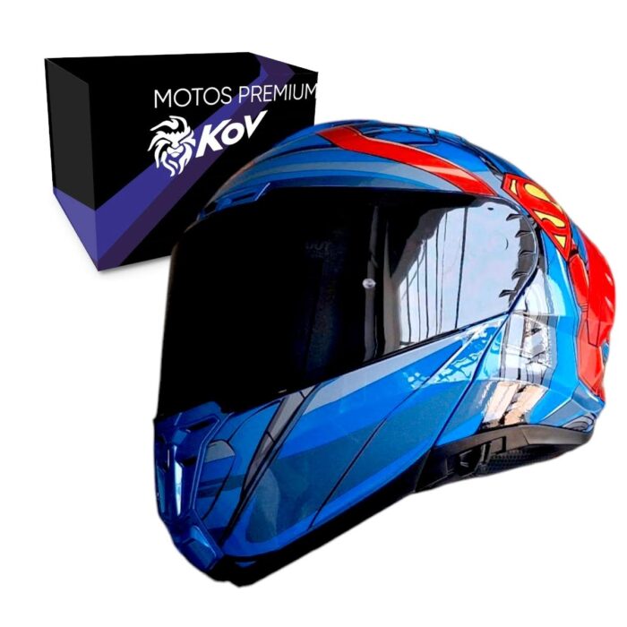 Dc Casco Snow Superman 2.0 Azul M Kov Original