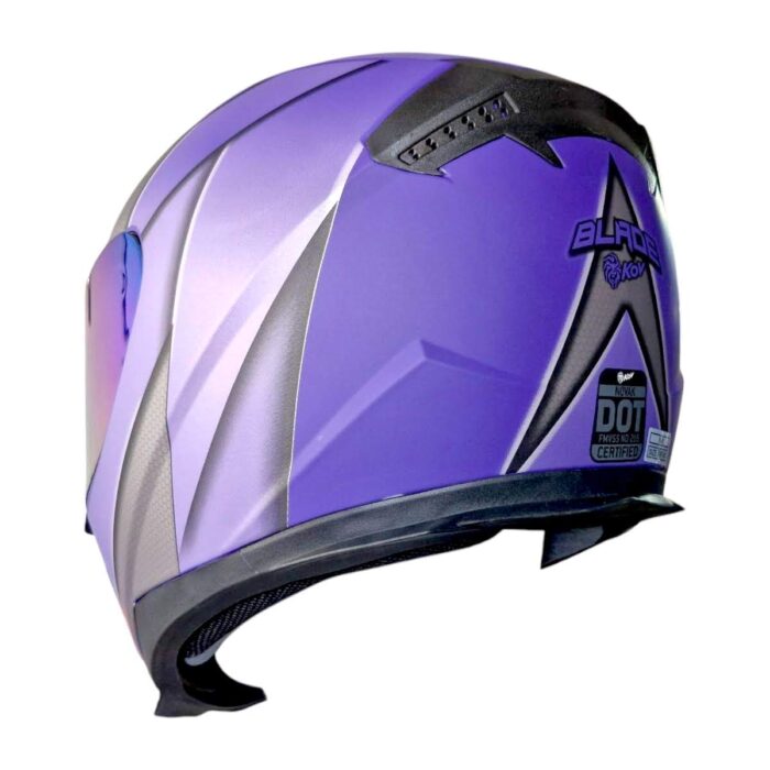 Casco Novak Blade Morado S Kov Original - Imagen 3