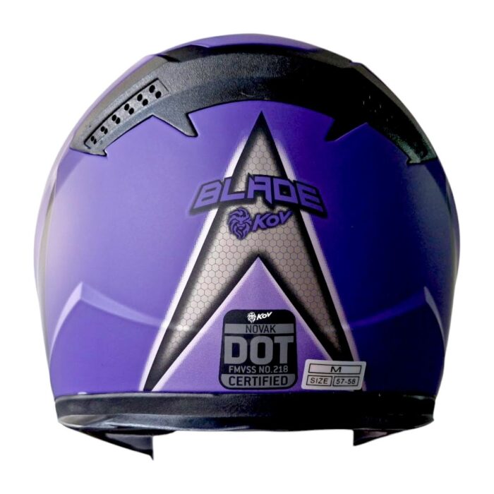 Casco Novak Blade Morado S Kov Original - Imagen 4