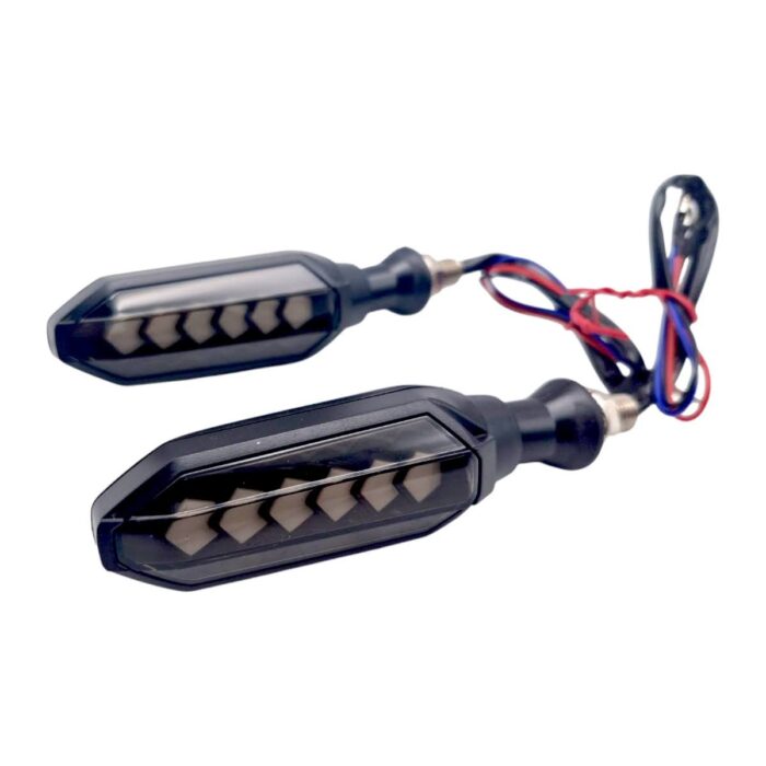 Direccional LED bi-color secuencial amar-rojo Rasen - Imagen 4