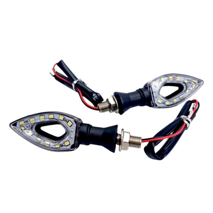 Direccional LED tipo flecha blanco universal - Imagen 2