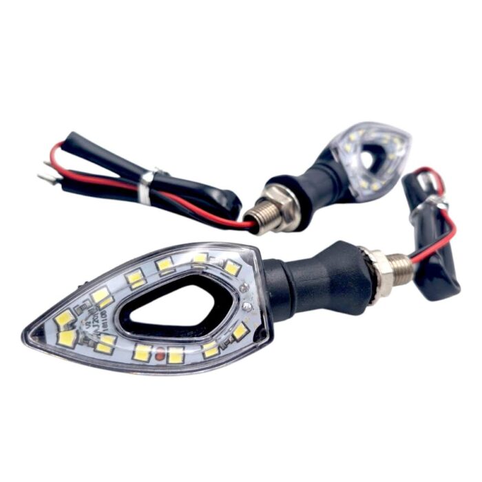 Direccional LED tipo flecha blanco universal - Imagen 4