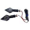 Direccional LED tipo rombo azul universal - Imagen 2