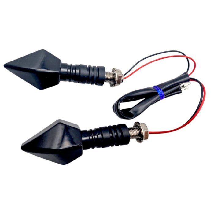 Direccional LED tipo rombo azul universal - Imagen 3