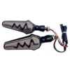 Direccional LED tipo rayo secuencial amar-blanco - Imagen 2