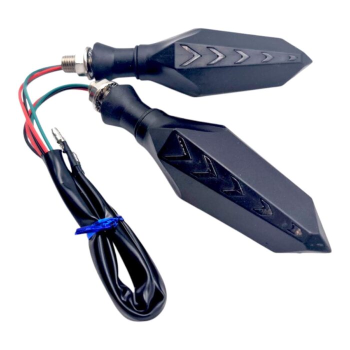 Direccional LED flecha secuencial amar-azul universal - Imagen 3