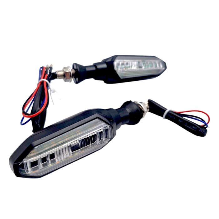 Direccional LED 4 hyperled secuencial amar-blanco - Imagen 4