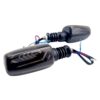 Direccional LED deportiva secuencial amar-azul - Imagen 4