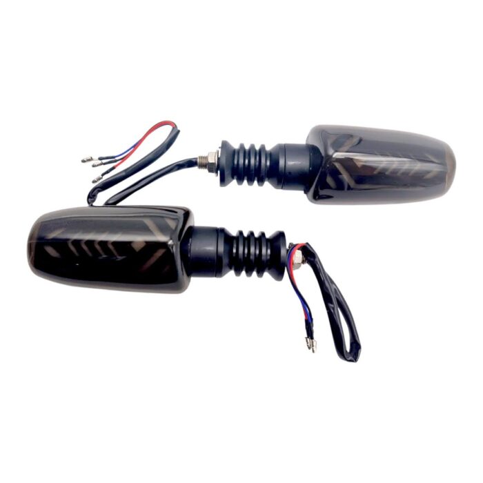 Direccional LED deportiva secuencial amar-blanco - Imagen 2