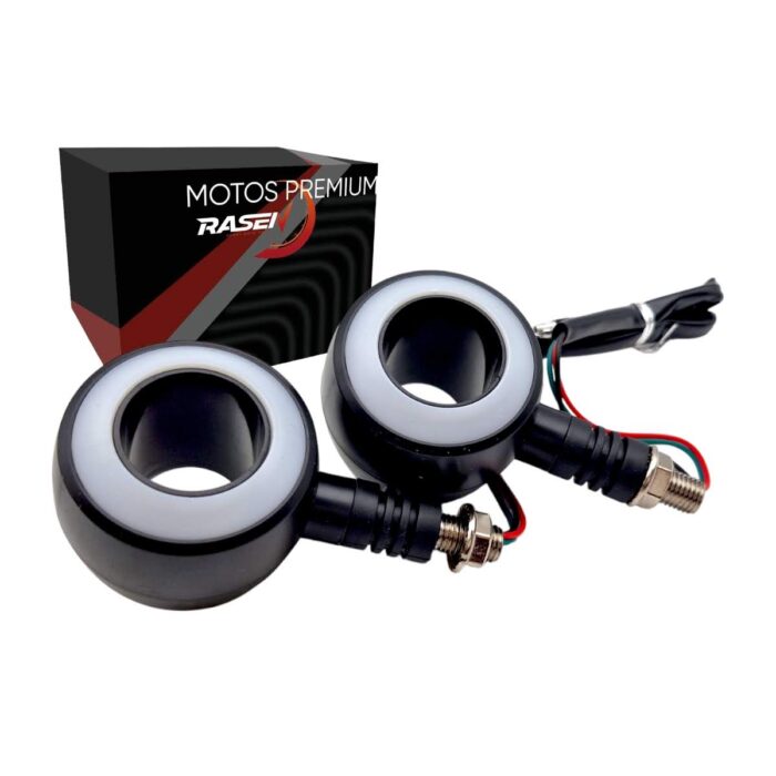 Direccional LED Tipo Rueda Rasen Ámbar Blanco Universal