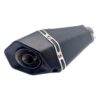 Escape deportivo hexagonal base negro mate Rasen - Imagen 3