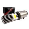 Foco faro LED plata media vuelta blanco