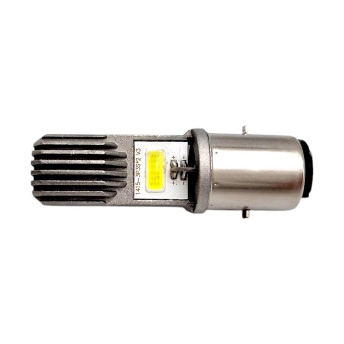Foco faro LED plata media vuelta blanco - Imagen 2