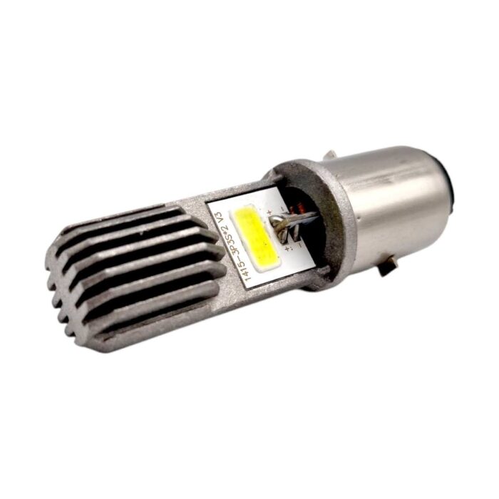 Foco faro LED plata media vuelta blanco - Imagen 4