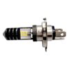Foco faro 12 hiper LED H4 carcasa verde luz blanca - Imagen 2
