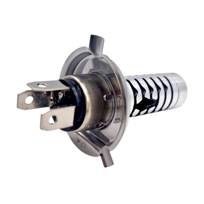 Foco faro H4 lupa hiper LED amar-blanco vela azul - Imagen 3