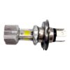 Foco faro LED H4 blanco ocho lados carcasa plata - Imagen 2
