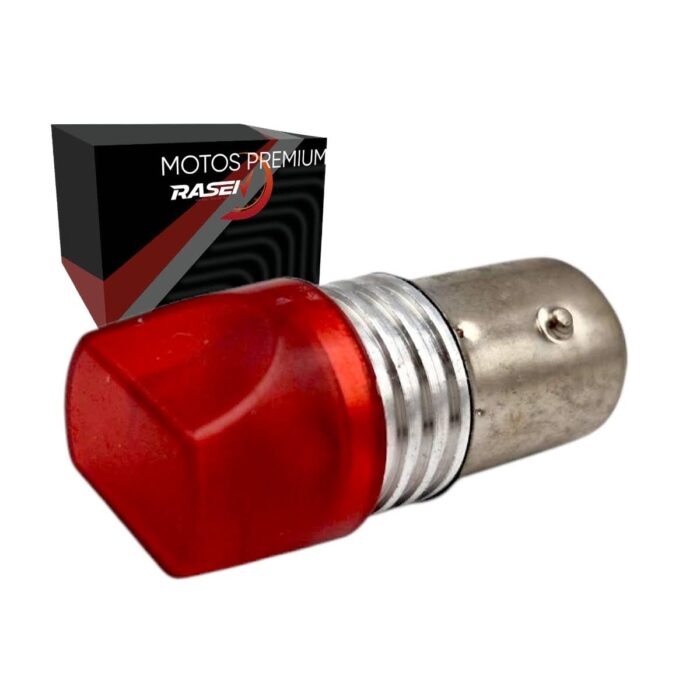 Foco stop super estrobo LED mate rojo