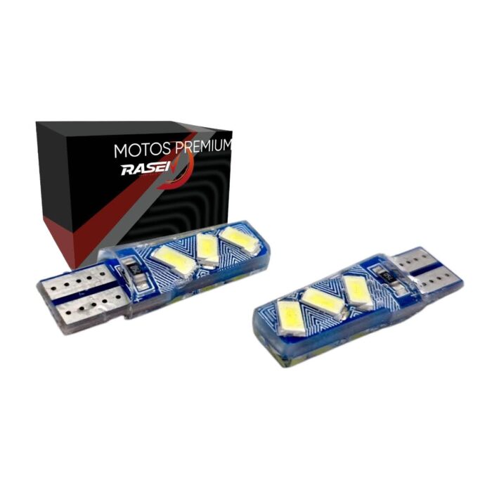 Foco pellizco 6 LED extra plano blanco