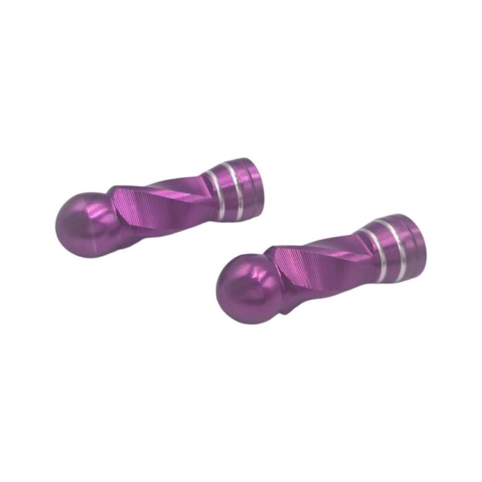 Tapon Decorativo Para Válvula En Forma Rodondo Púrpura - Imagen 2