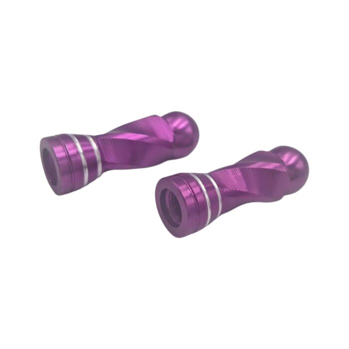 Tapon Decorativo Para Válvula En Forma Rodondo Púrpura - Imagen 3