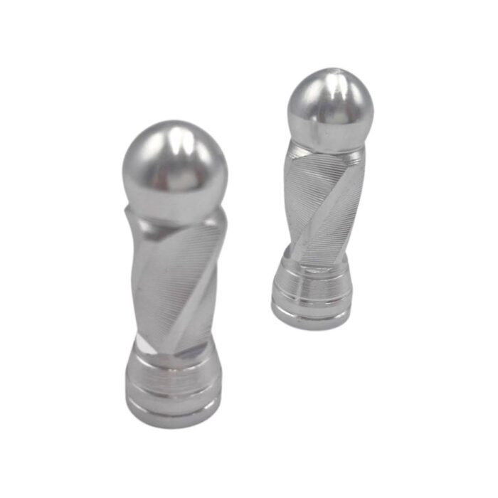 Tapon Decorativo Para Válvula En Forma Rodondo Plata - Imagen 4