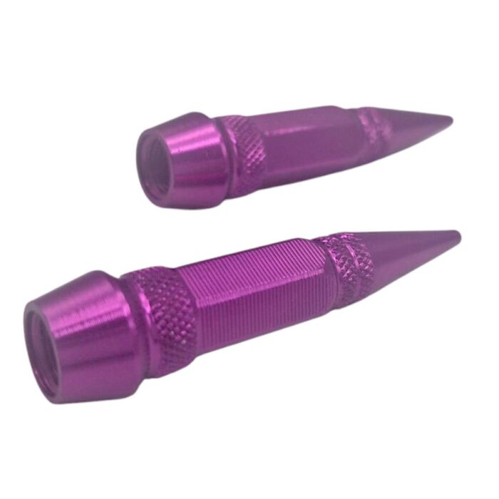 Tapon Decorativo Para Válvula En Forma De Punta Púrpura - Imagen 3