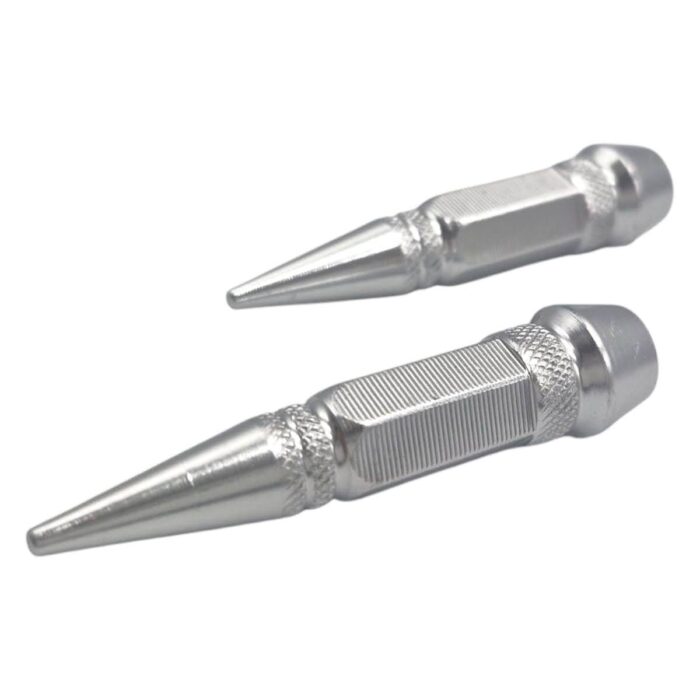 Tapon Decorativo Para Válvula En Forma De Punta Plata - Imagen 2