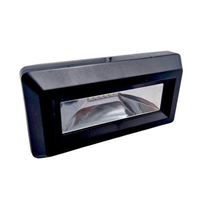 Faro rectangular 6 LED 1 celda luz blanca estrobo - Imagen 4