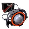 Faro LED lupa ojo ángel rojo luz blanca estrobo