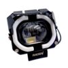 Faro Auxiliar Cuadrado Rasen Luz Blanca Amarilla Aro Azul - Imagen 4