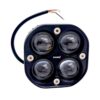 Faro auxiliar hexagonal 4 LED lupa blanco y amarillo - Imagen 2