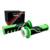 Puño caucho antiderrapante negro con verde