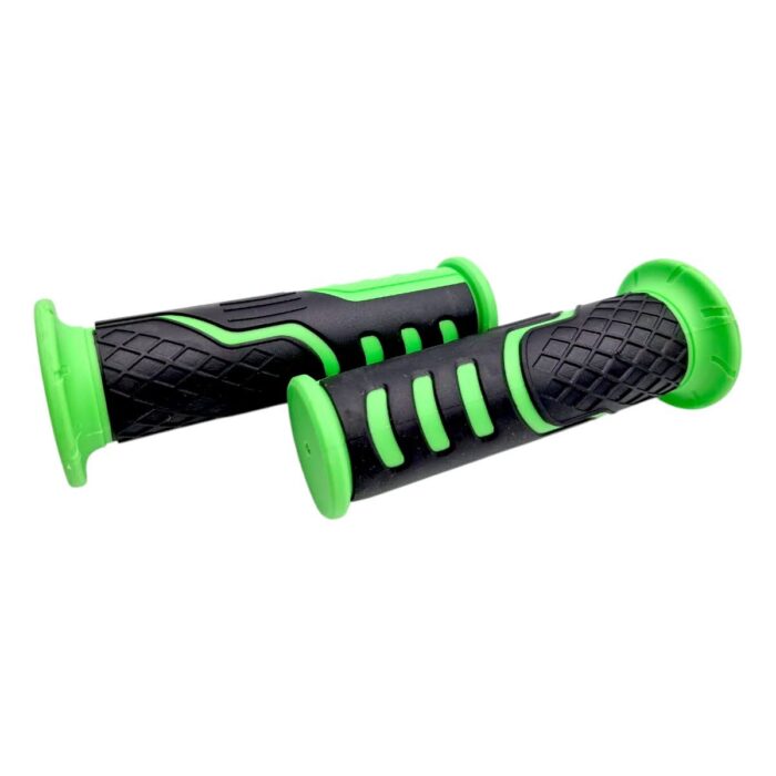 Puño caucho antiderrapante negro con verde - Imagen 3