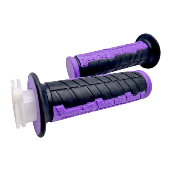 Puño caucho tipo naked negro con morado - Imagen 2