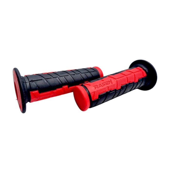 Puño caucho tipo naked negro con rojo - Imagen 3